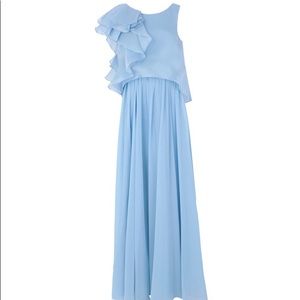 - Badgley Mischka Womens Evening Gown Light Blue!!